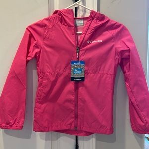 Columbia rain coat Brand new with tags size 7/8